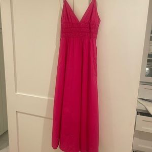 Voluminous poplin dress